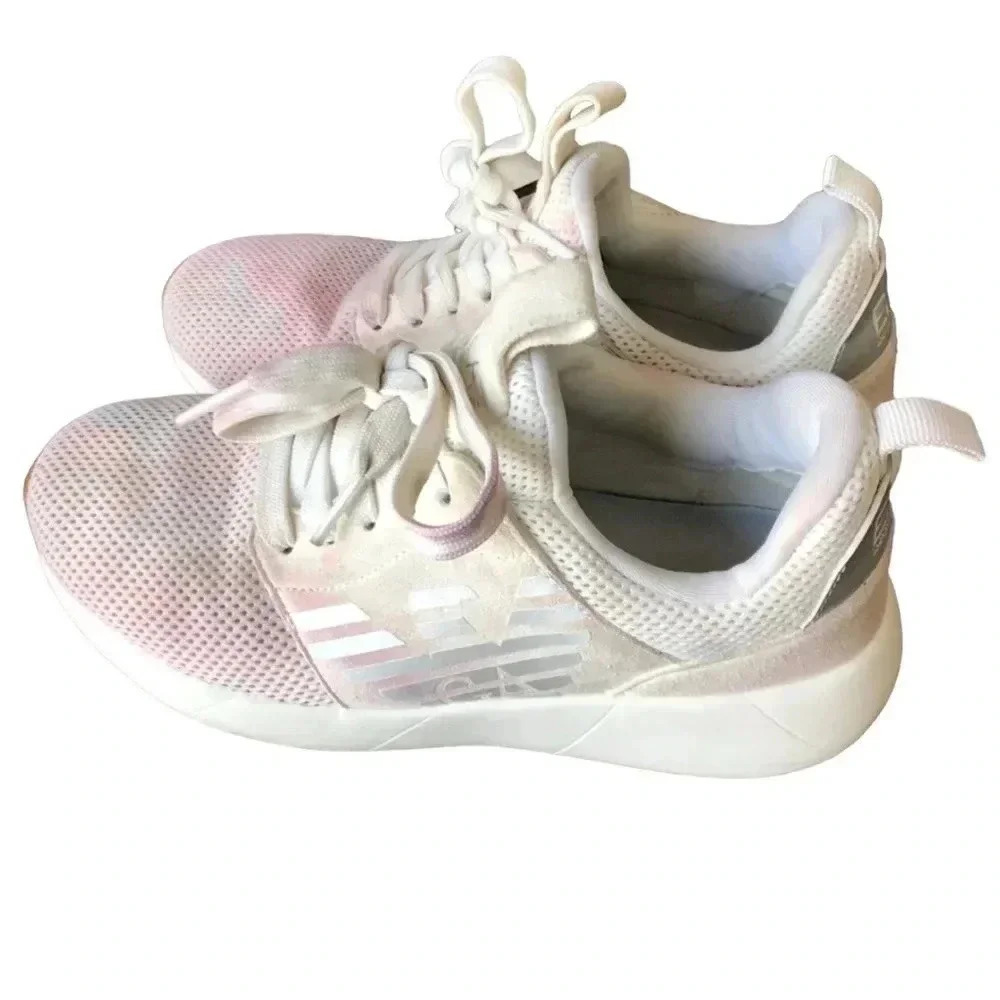 EMPORIO ARMANI Kid’s Customized Sneakers XSX009 XOT18 Size 13.5 Luxury Dyed